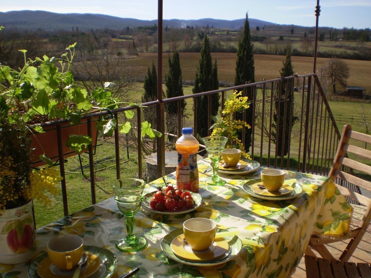 La Casa Del Fattore Monteriggioni Bagian luar foto